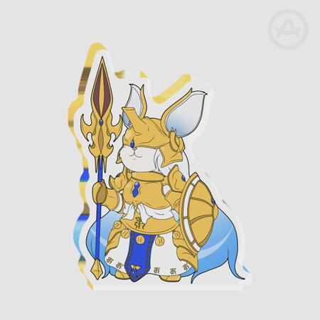 Halone the Furry Acrylic Block