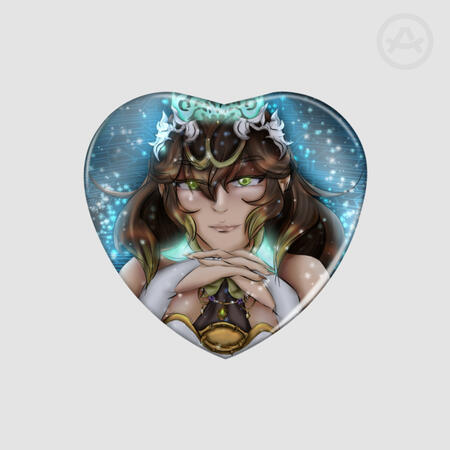 Just Sphene Heart Badge