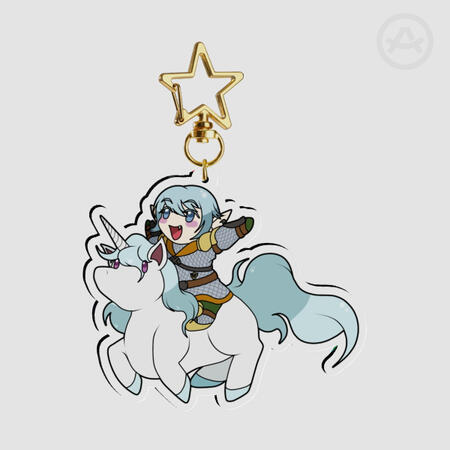 Unicorn Rider Haurchefant Charm
