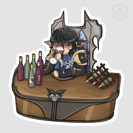 Wine Commander Aymeric Sticker