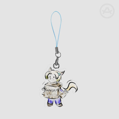Howling Blade Cardboard Gundam Phone Charm