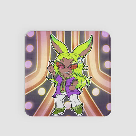 Dancing Green Lenticular Sticker