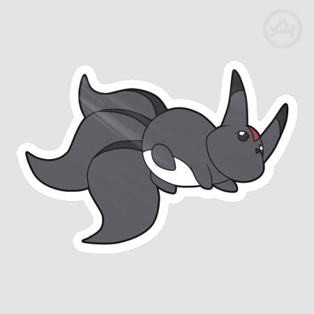 Obsidian Carbuncle Sticker