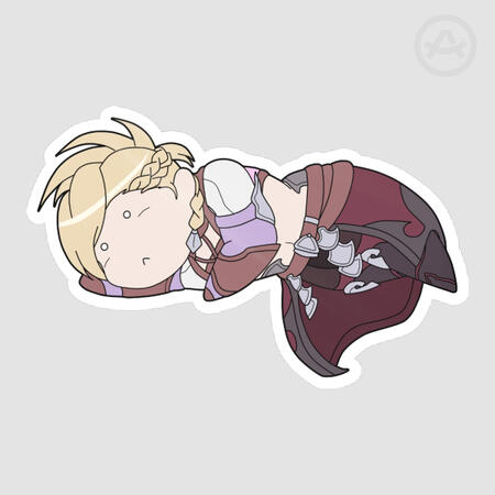 Down Minfilia Sticker