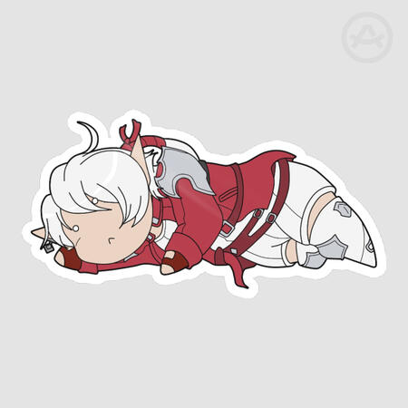 Down Alisaie Sticker